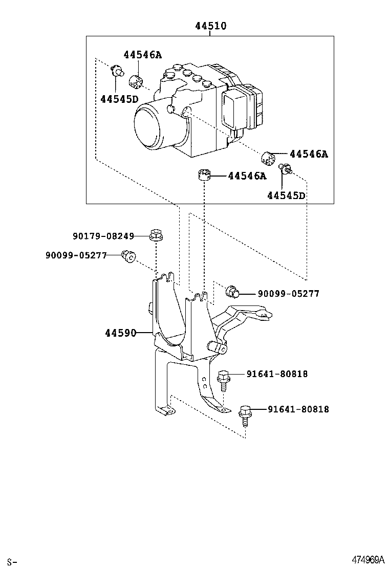  RX300 330 350 |  BRAKE TUBE CLAMP