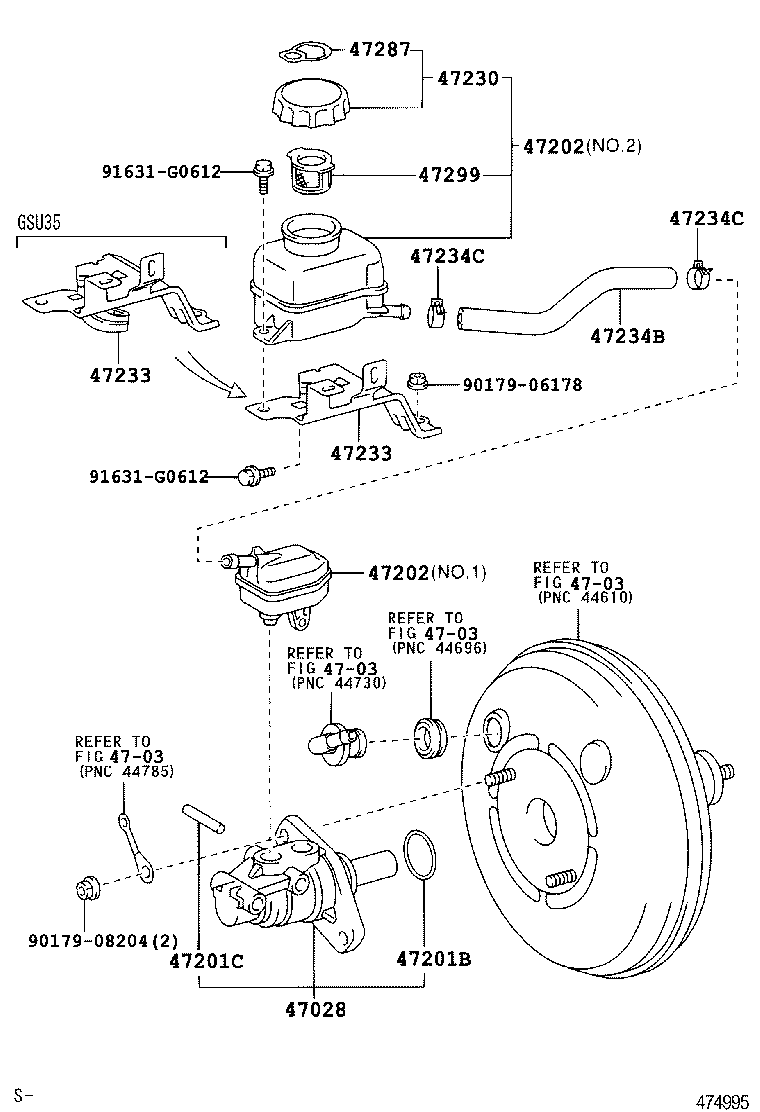  RX300 330 350 |  BRAKE MASTER CYLINDER