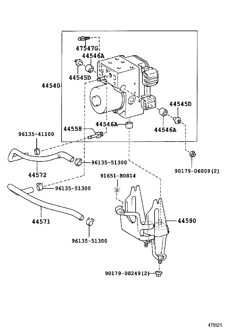  IS200 300 |  BRAKE TUBE CLAMP