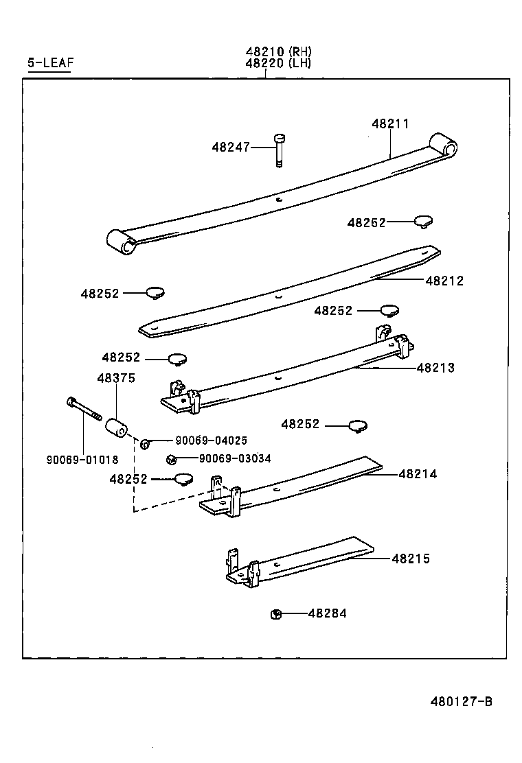  T U V |  REAR SPRING SHOCK ABSORBER