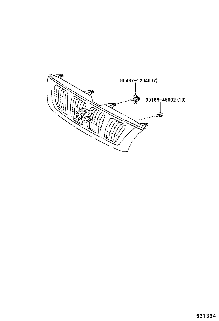  HILUX |  RADIATOR GRILLE