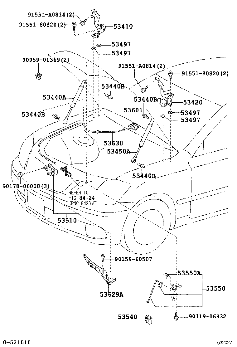  CROWN |  HOOD LOCK HINGE