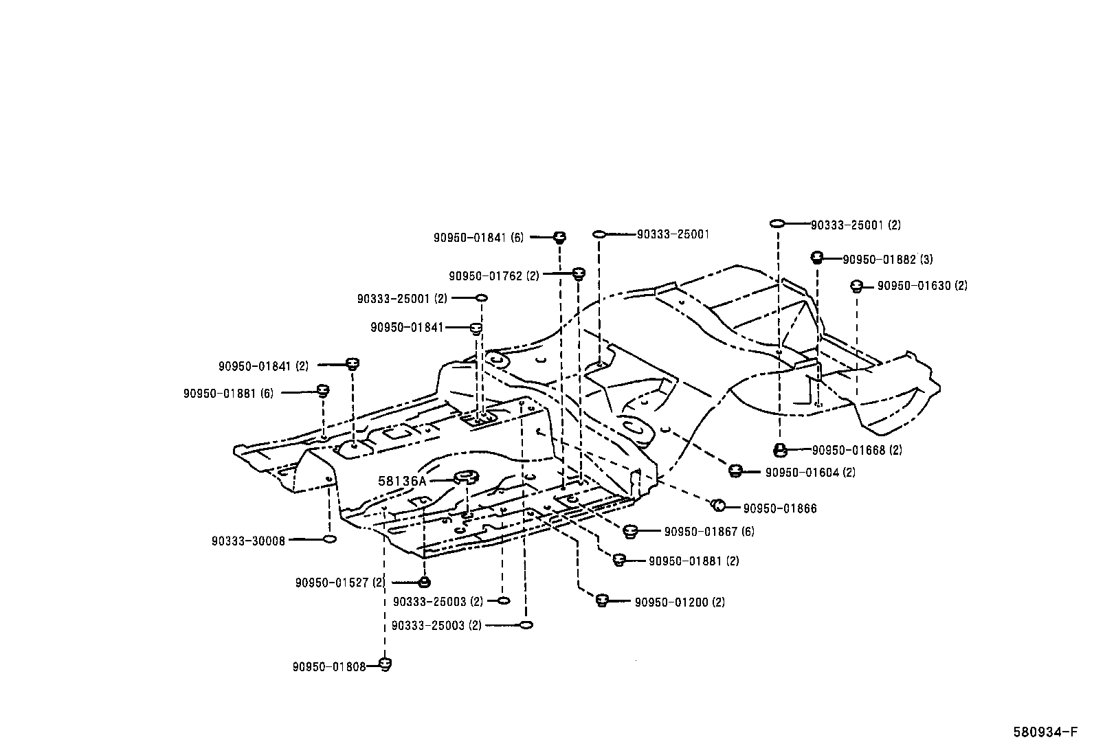  IS200 300 |  FLOOR PAN LOWER BACK PANEL