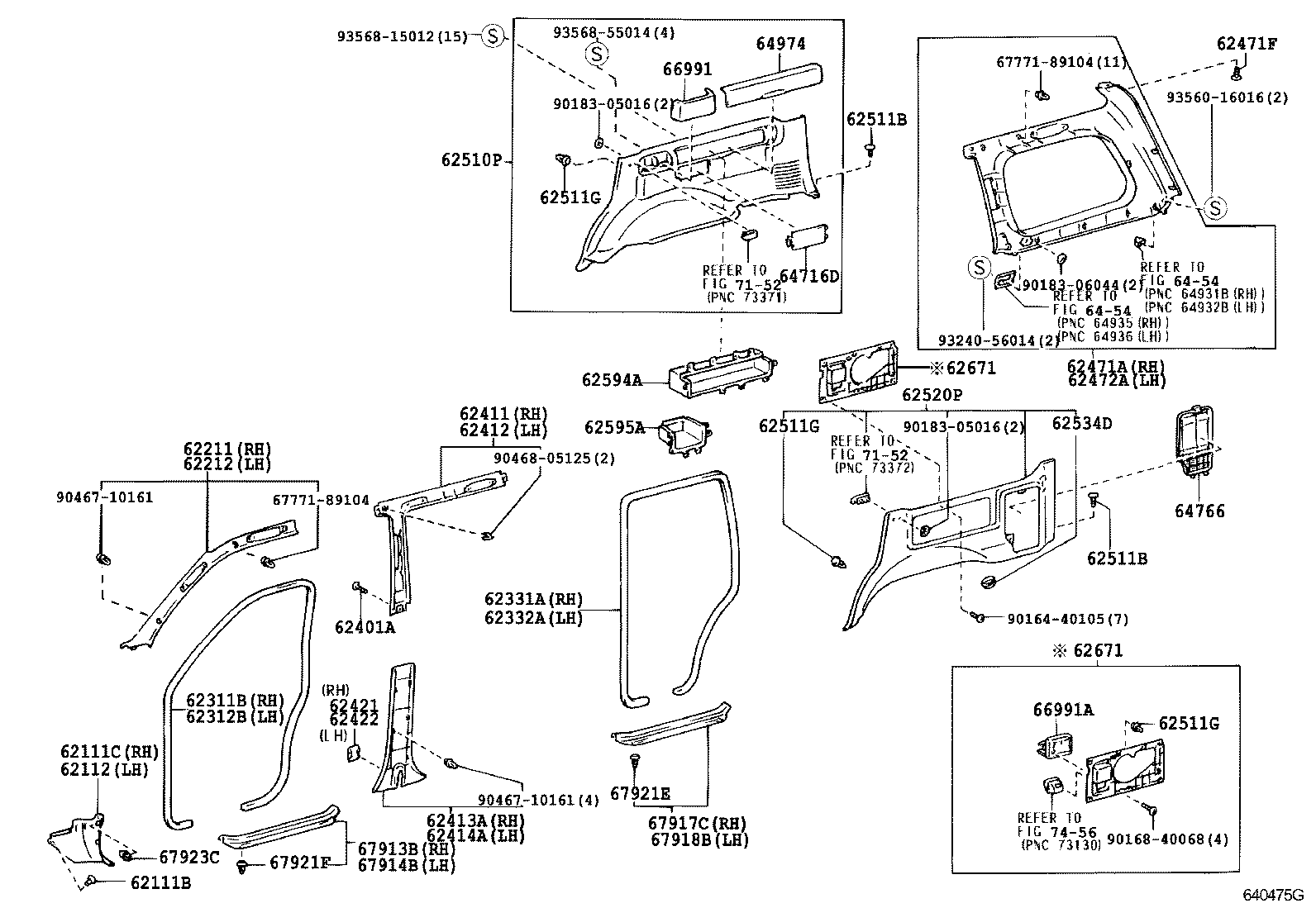  LX470 |  INSIDE TRIM BOARD