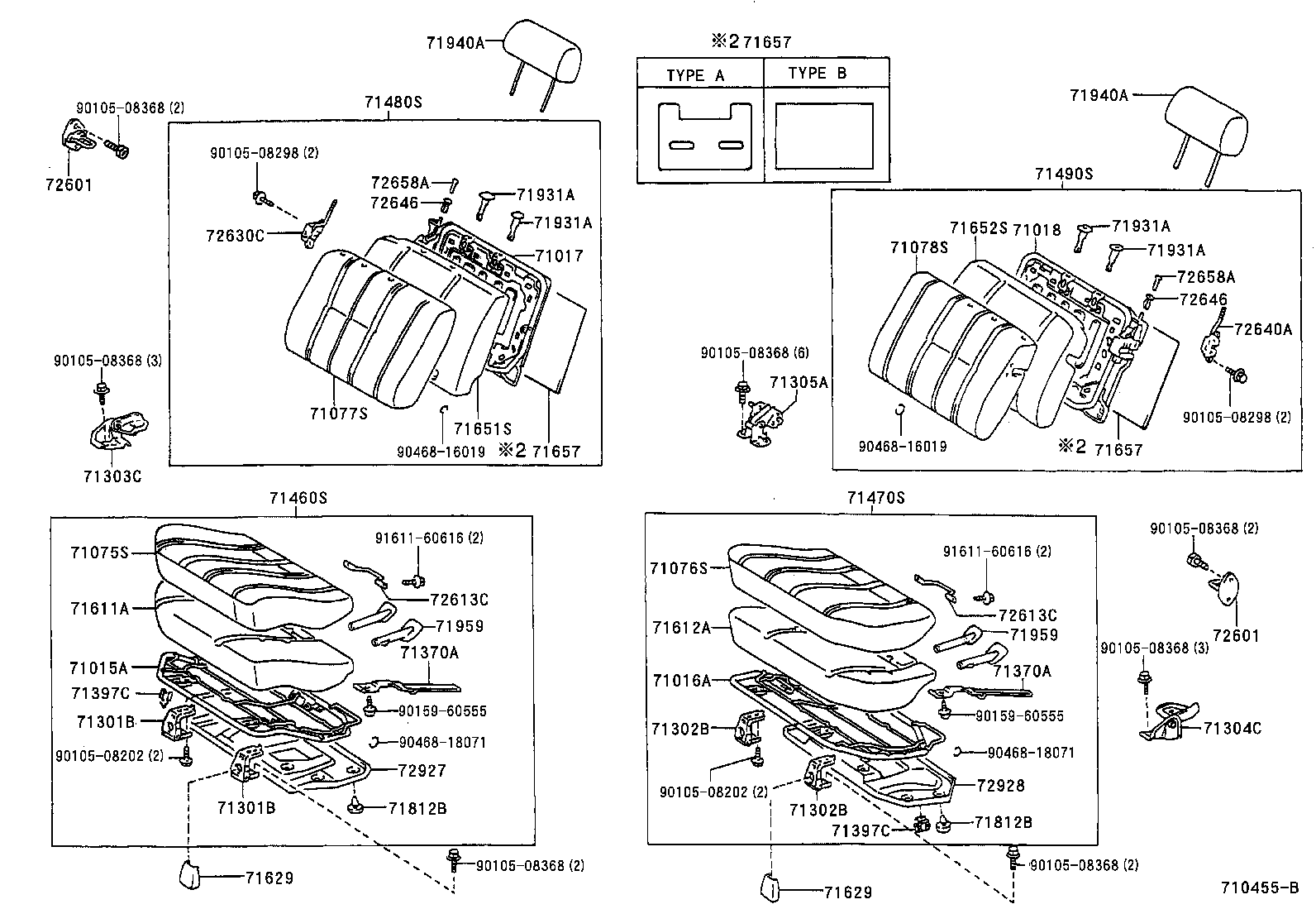  4RUNNER |  SEAT SEAT TRACK