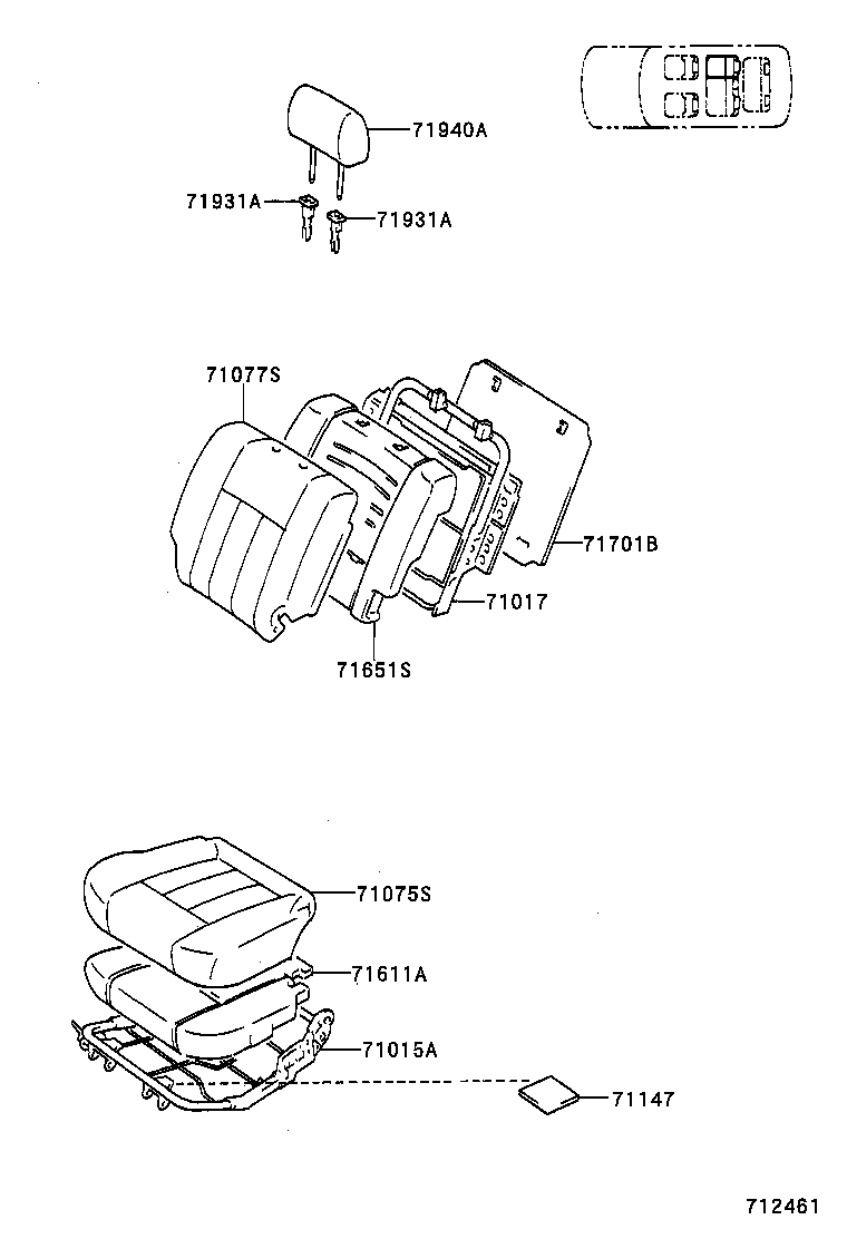  LX470 |  SEAT SEAT TRACK