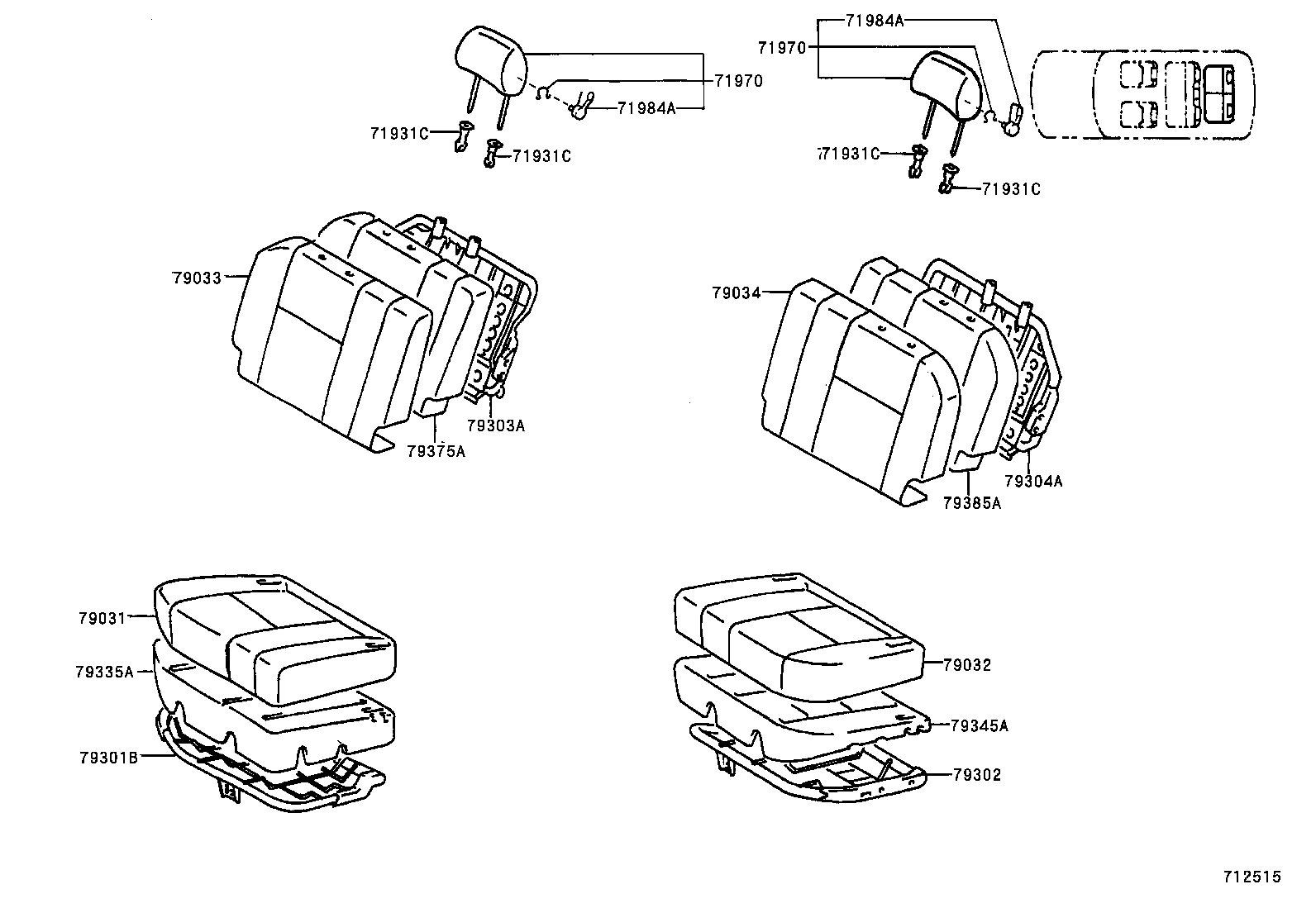  LX470 |  SEAT SEAT TRACK