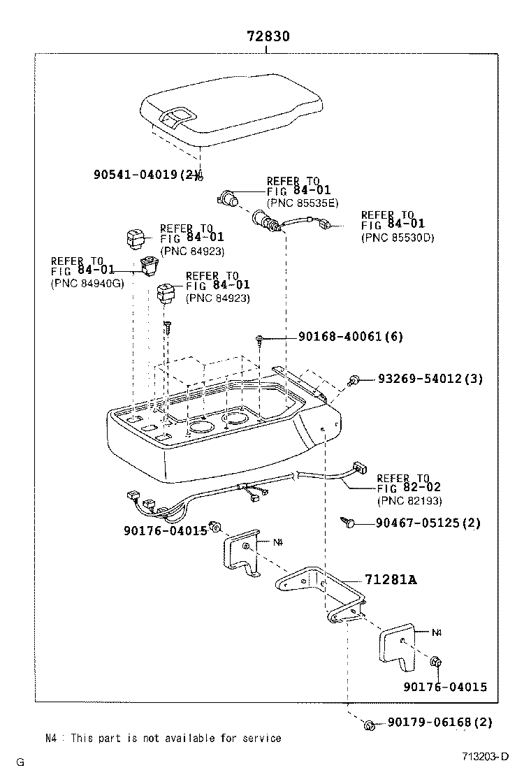  CAMRY |  REAR SEAT SEAT TRACK