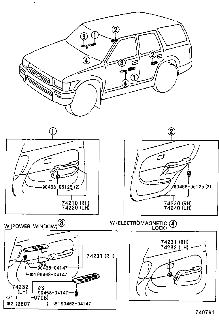  4RUNNER |  ARMREST VISOR