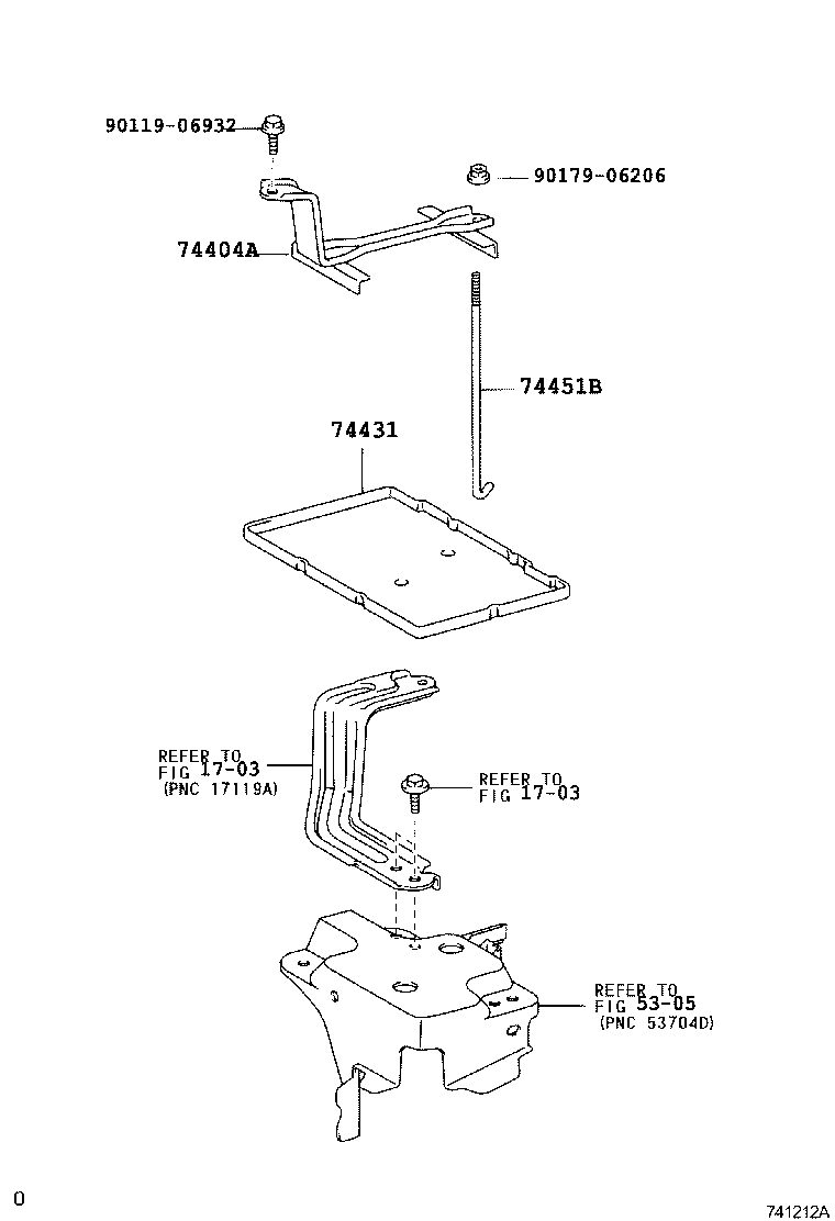  RX300 330 350 |  BATTERY CARRIER