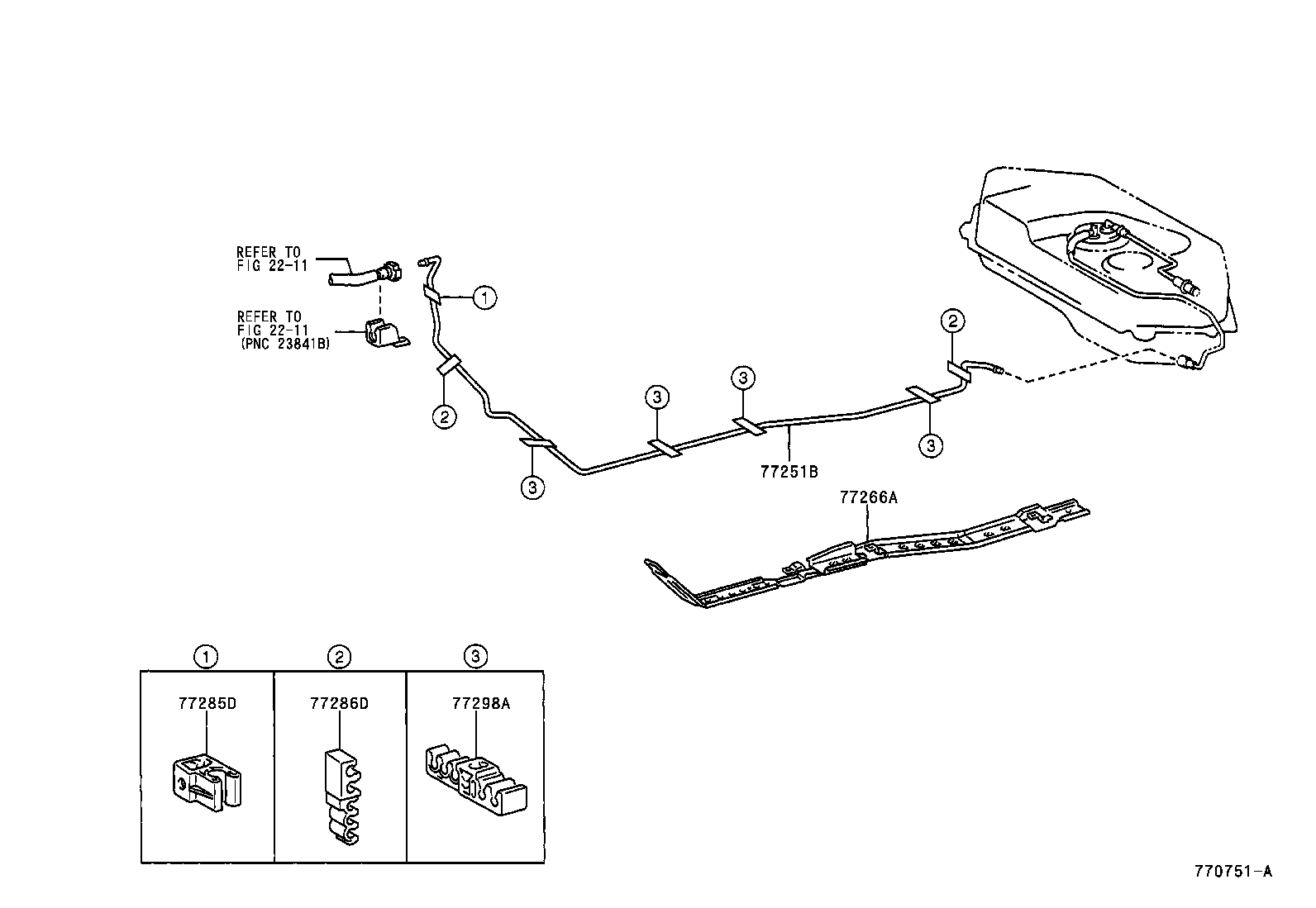  YARIS ECHO 4D |  FUEL TANK TUBE