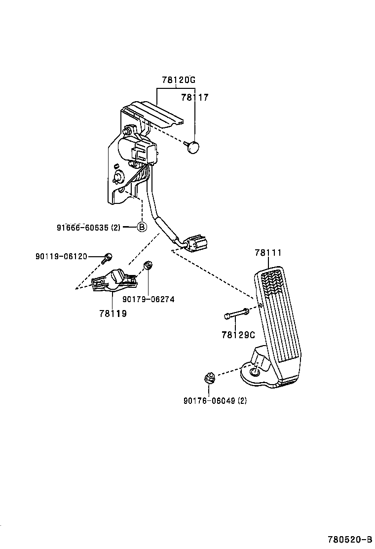  LS430 |  ACCELERATOR LINK