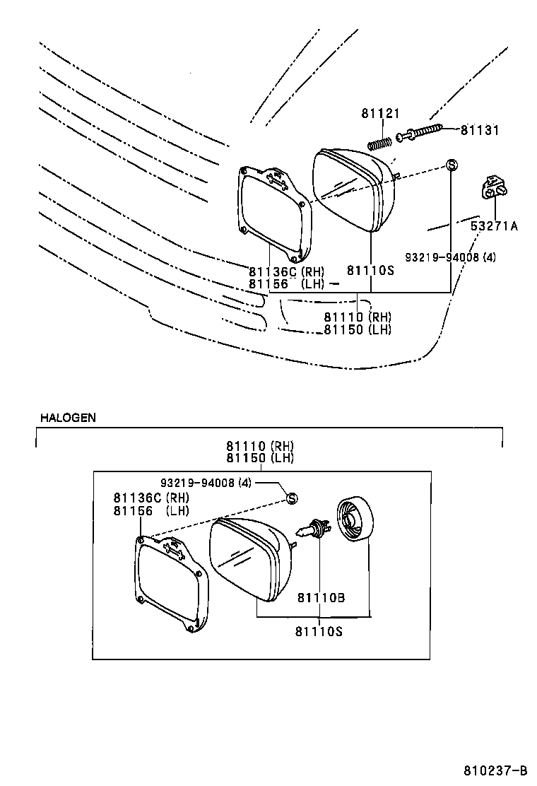  TOWNACE LITEACE |  HEADLAMP