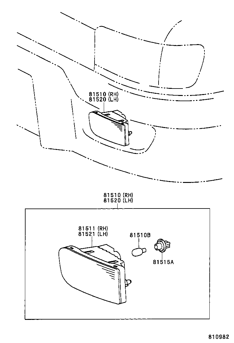  4RUNNER |  FRONT TURN SIGNAL LAMP