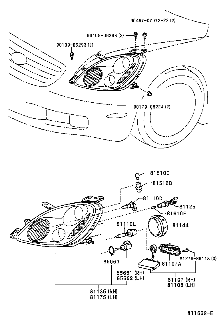  SC430 |  HEADLAMP