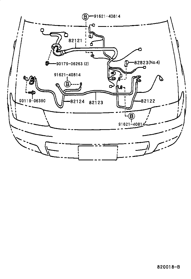  LAND CRUISER 90 |  WIRING CLAMP