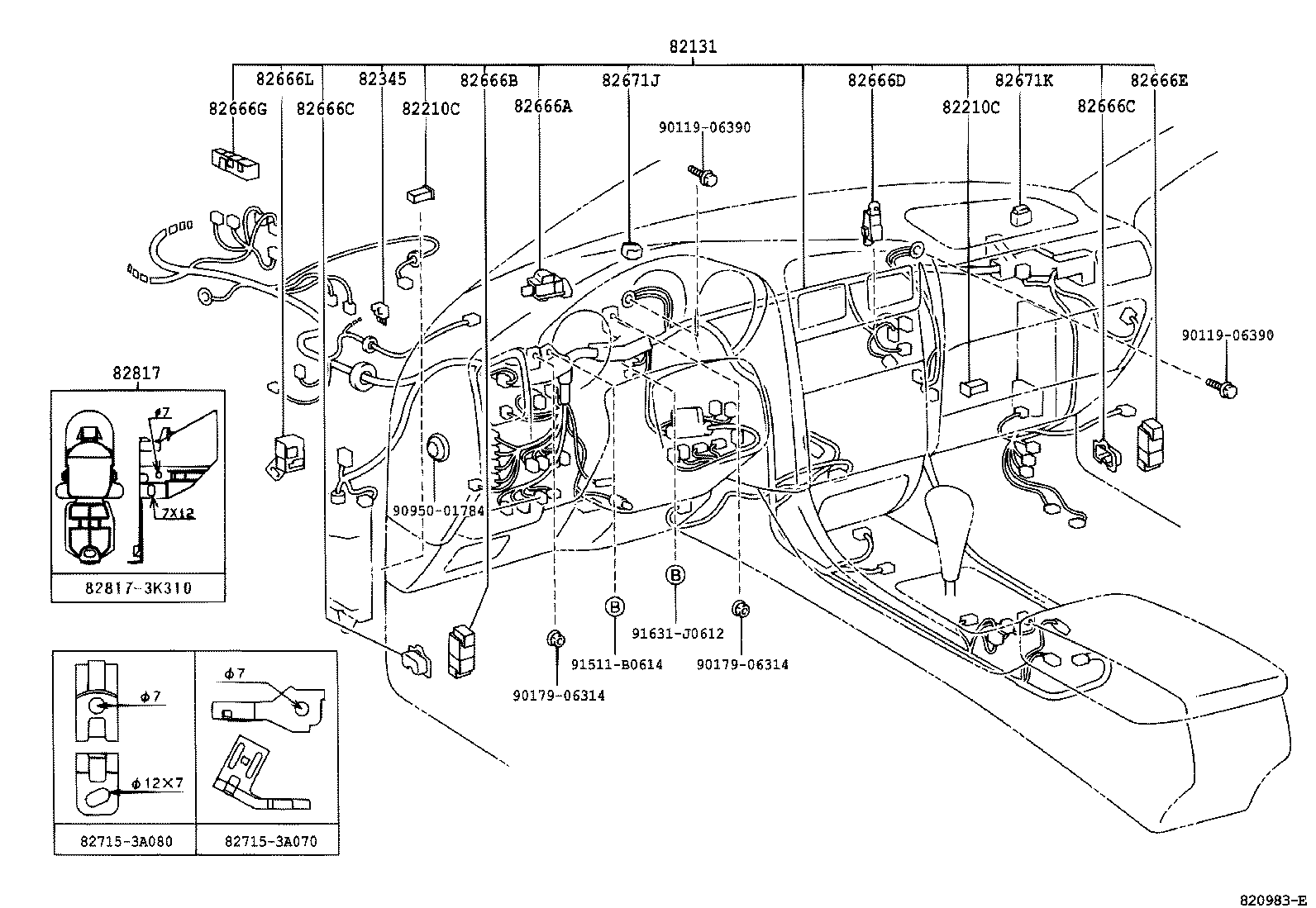  GS300 430 |  WIRING CLAMP