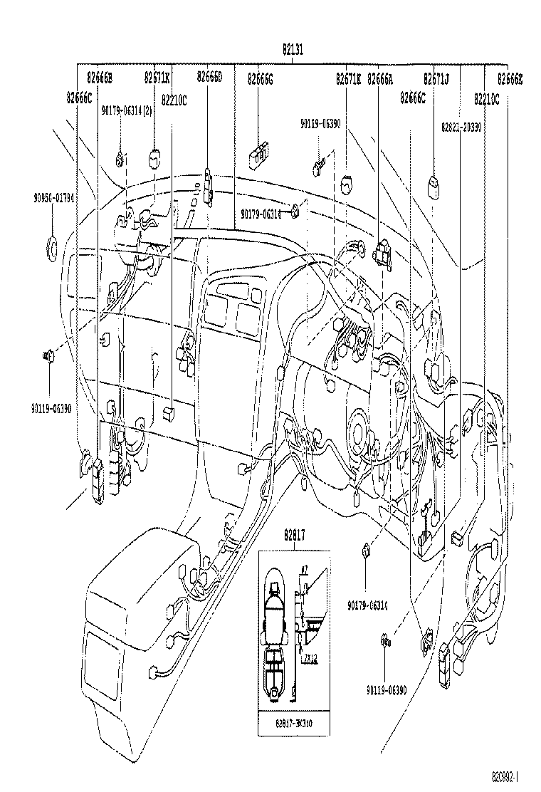  GS300 430 |  WIRING CLAMP