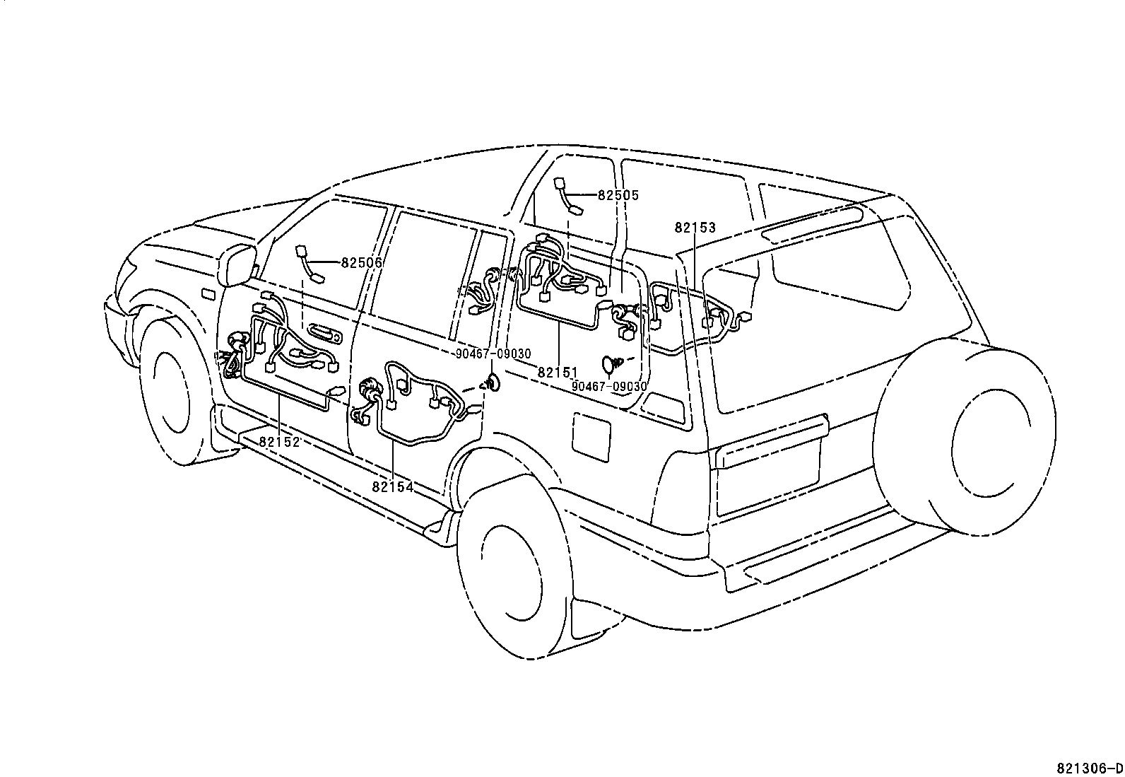  LX470 |  WIRING CLAMP