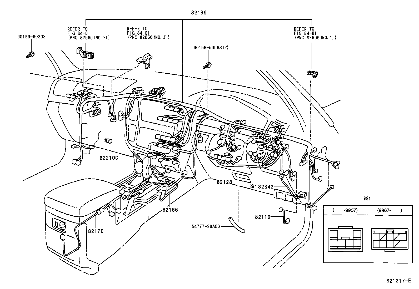  LAND CRUISER 100 105 |  WIRING CLAMP