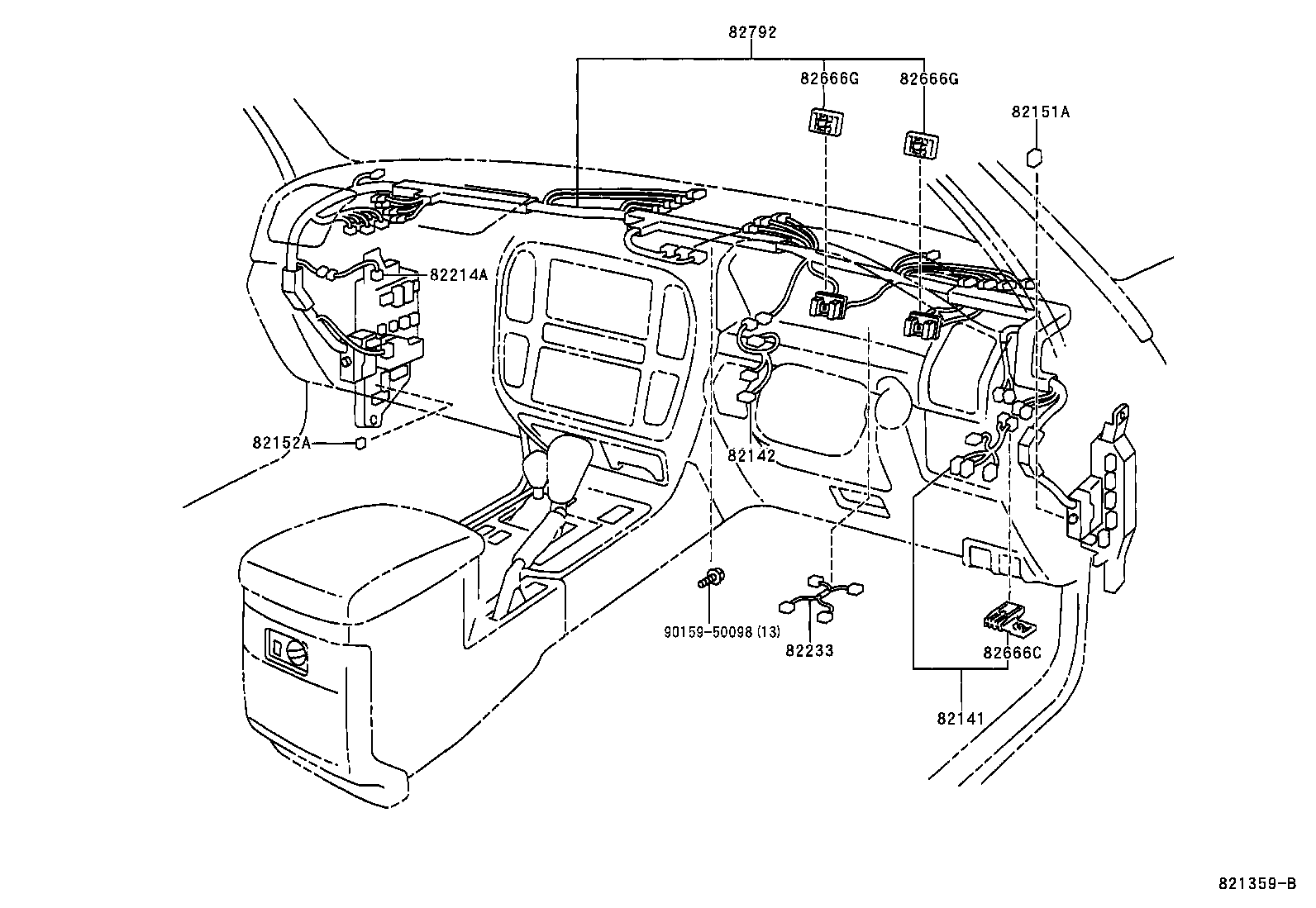  LAND CRUISER 100 105 |  WIRING CLAMP