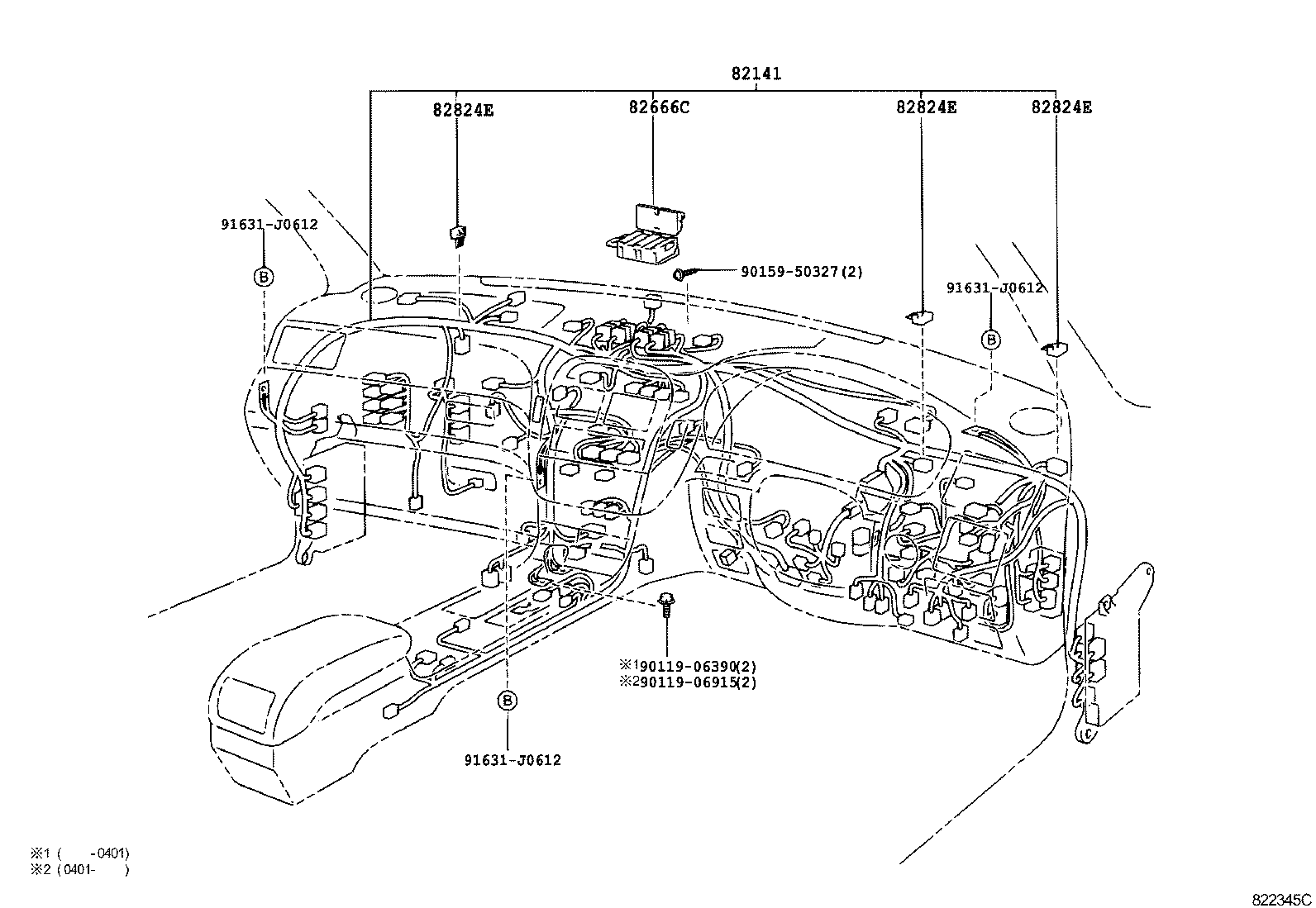  LS430 |  WIRING CLAMP