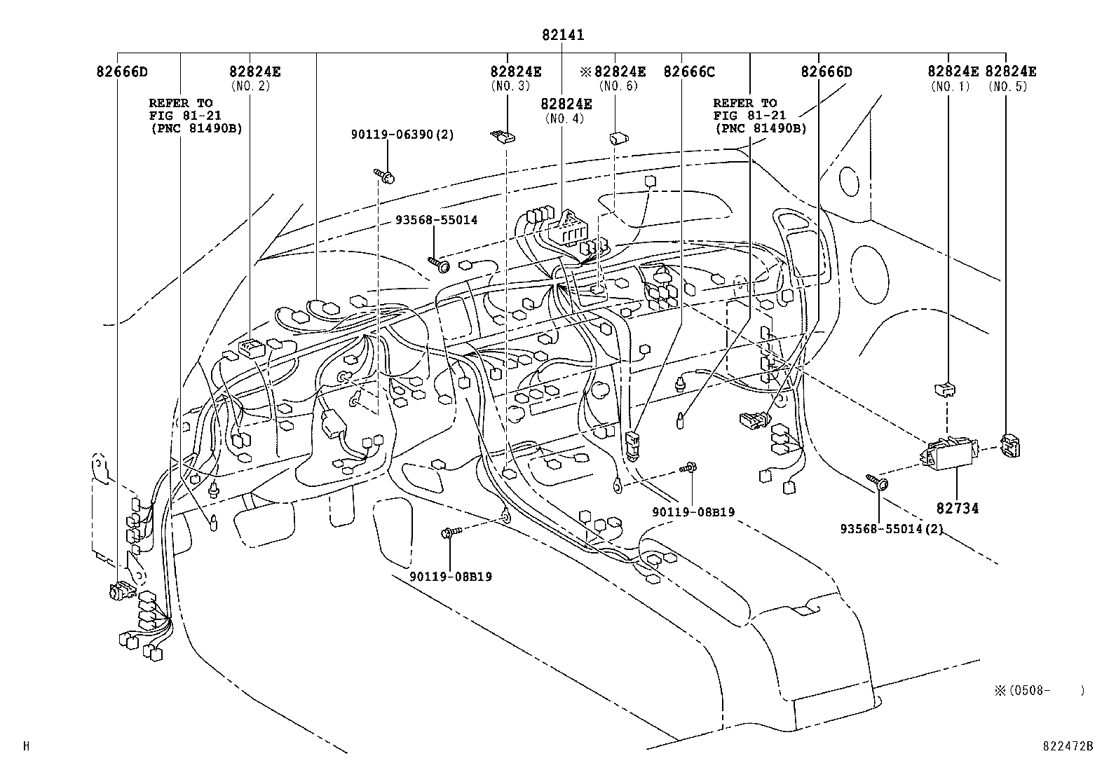  SC430 |  WIRING CLAMP