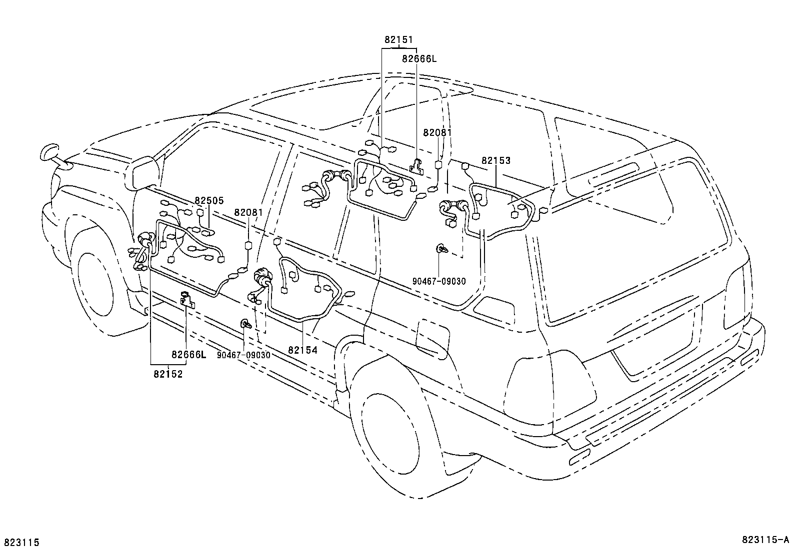  LX470 |  WIRING CLAMP