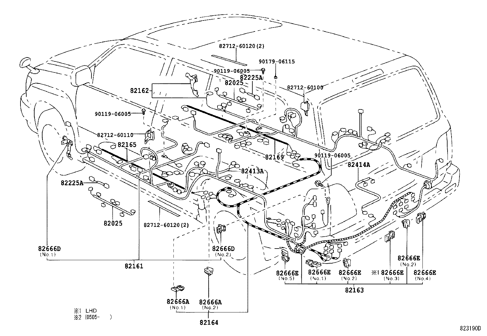  LX470 |  WIRING CLAMP