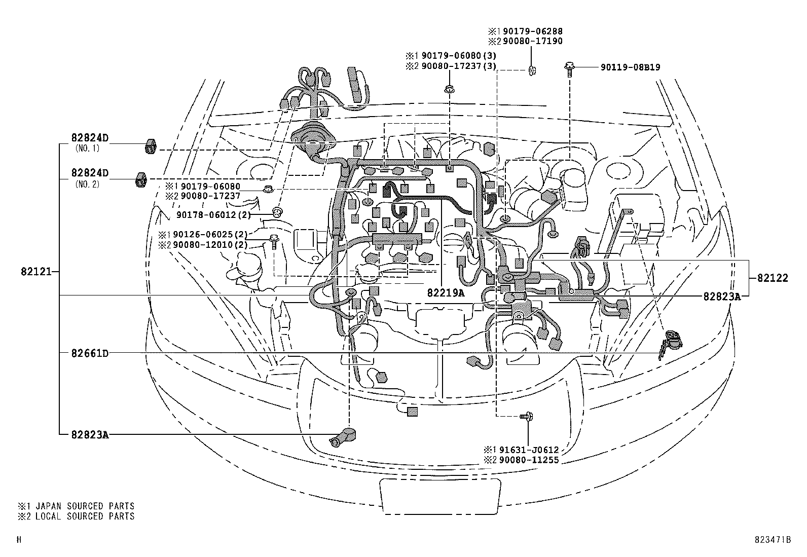  RX300 330 350 |  WIRING CLAMP