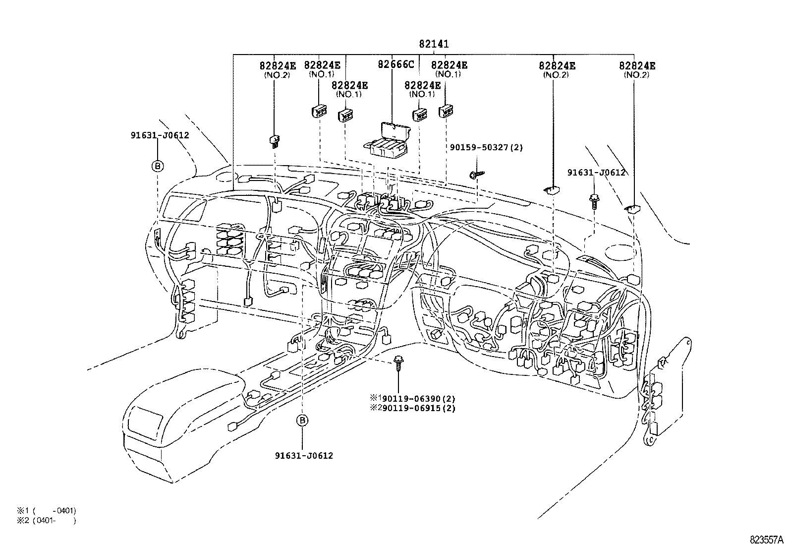  LS430 |  WIRING CLAMP