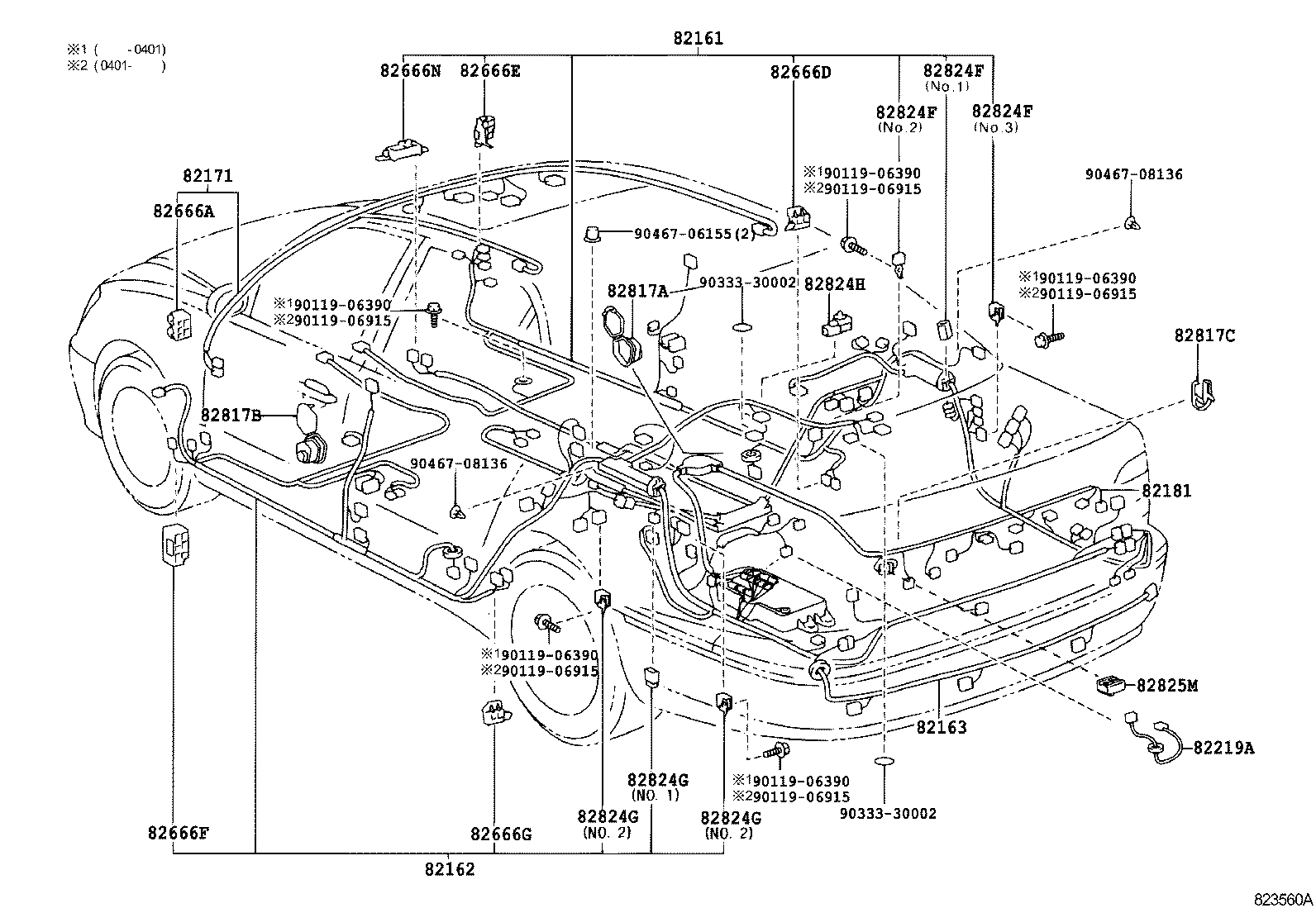  LS430 |  WIRING CLAMP