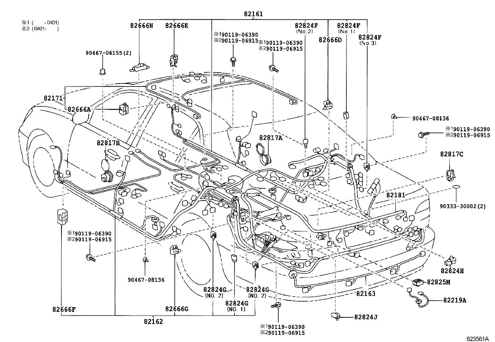  LS430 |  WIRING CLAMP