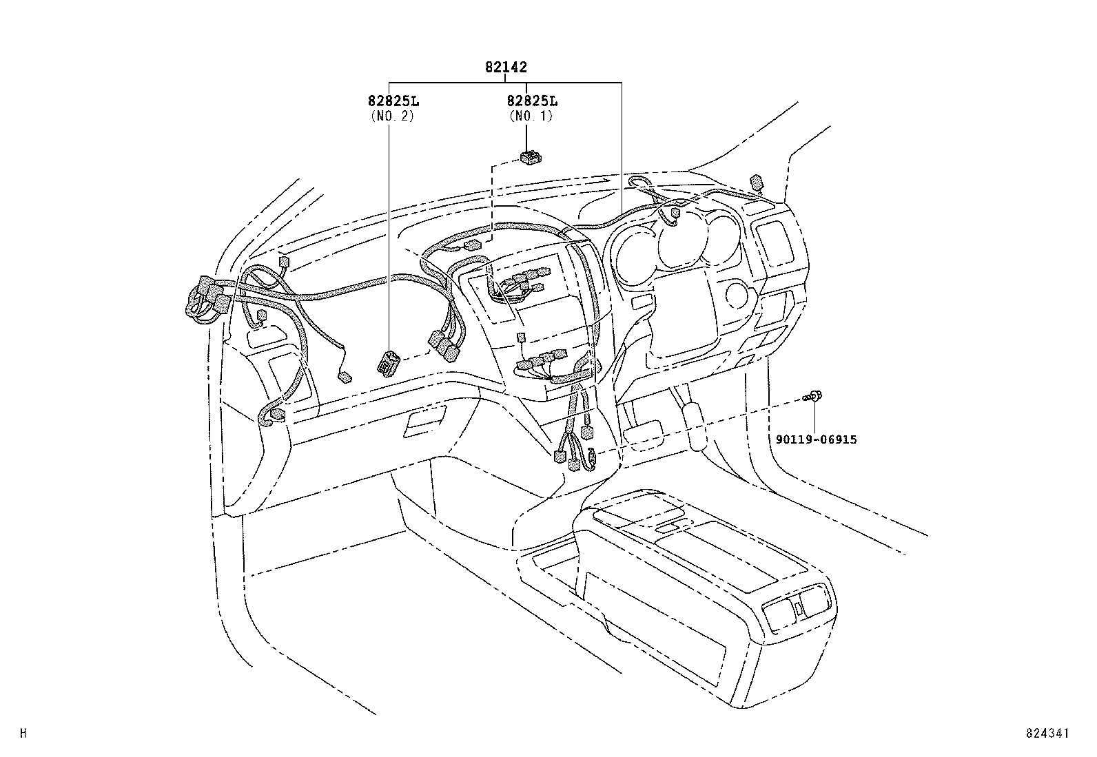  RX400H |  WIRING CLAMP