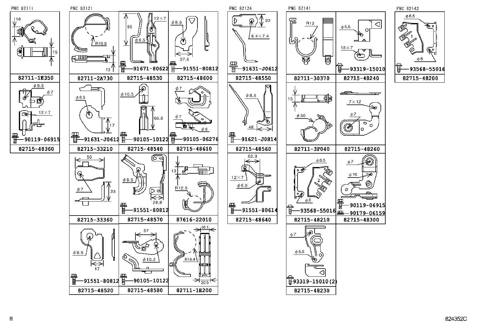  RX400H |  WIRING CLAMP