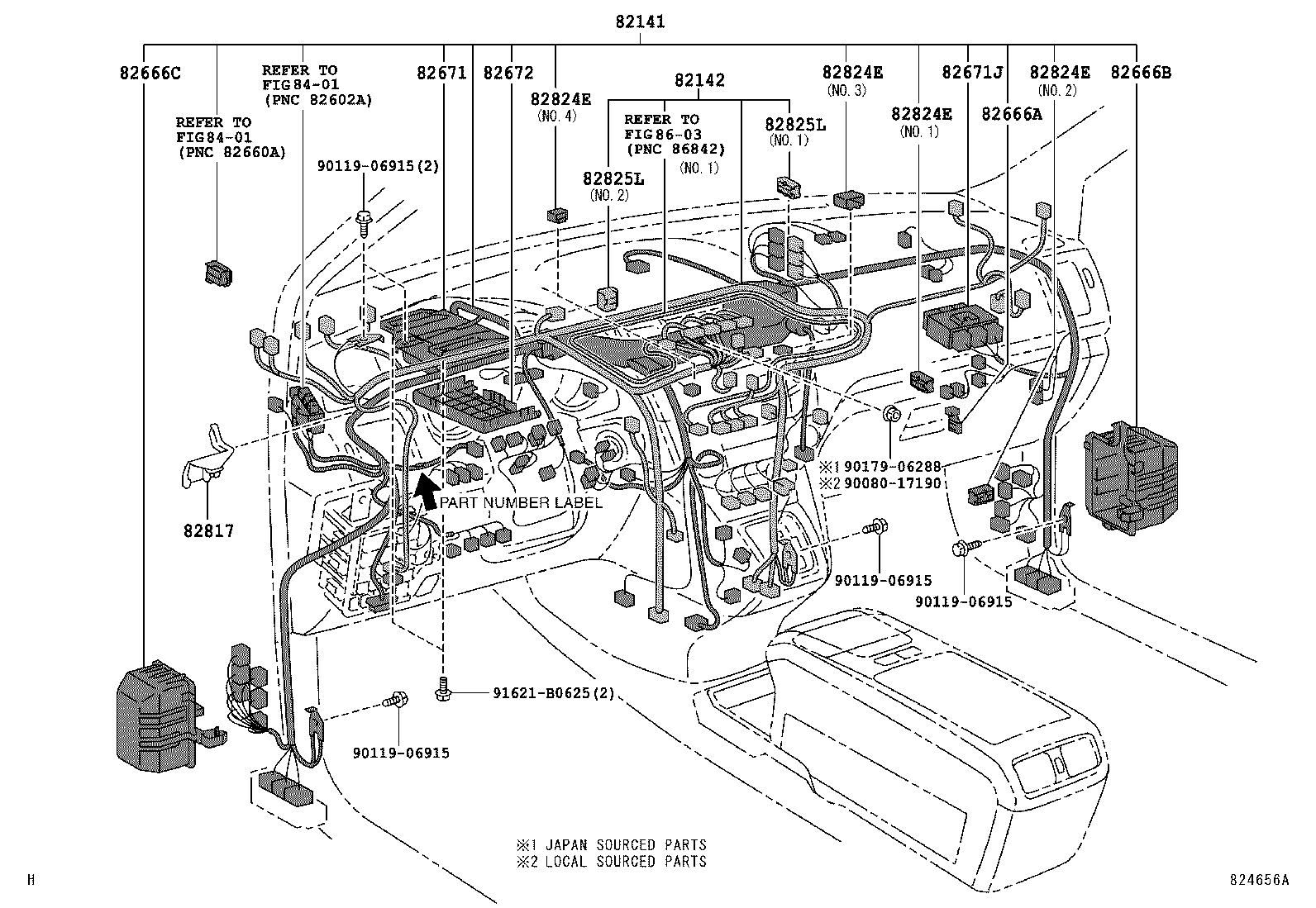  RX300 330 350 |  WIRING CLAMP