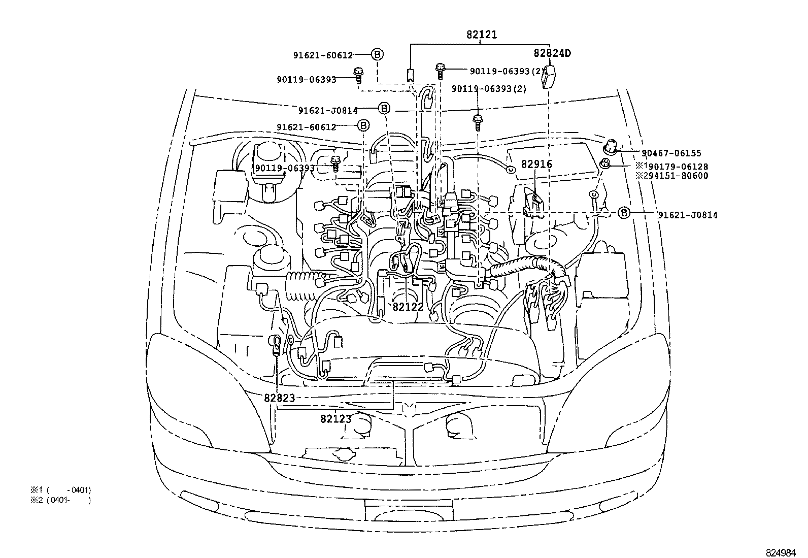  LS430 |  WIRING CLAMP