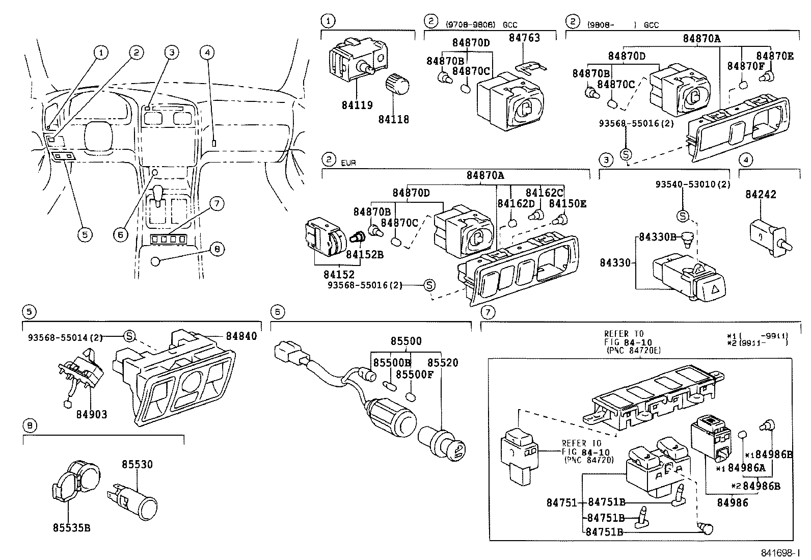  GS300 430 |  SWITCH RELAY COMPUTER