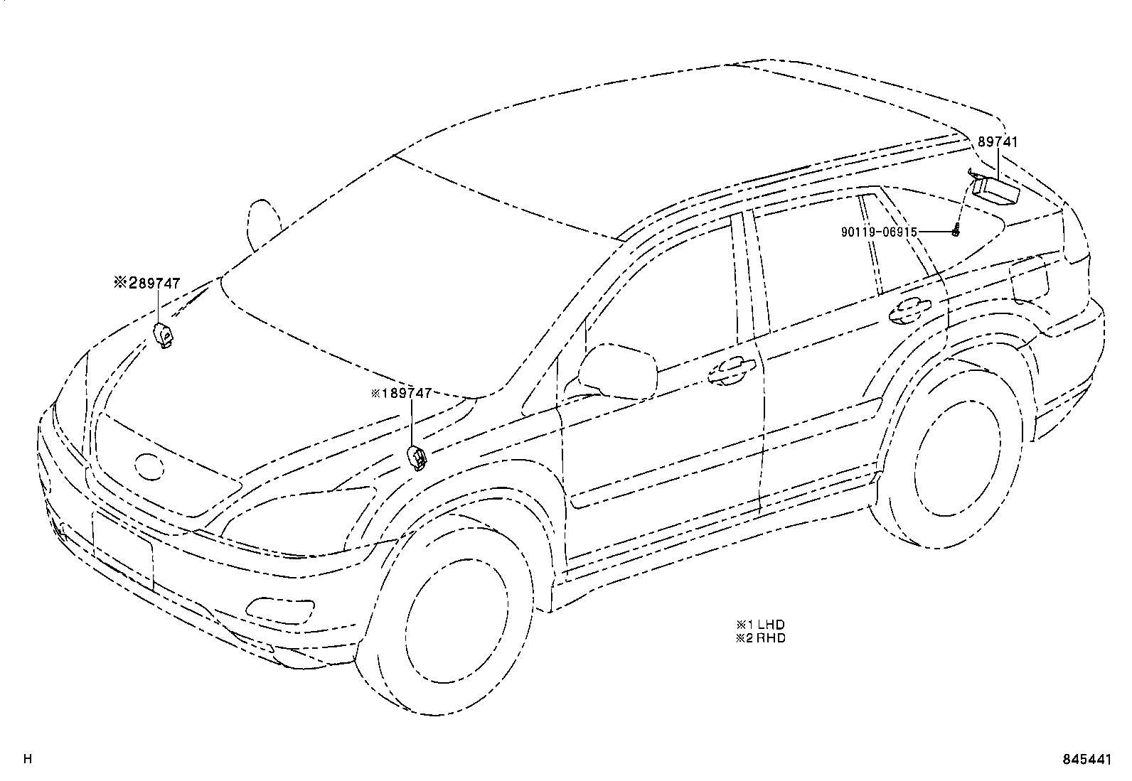  RX300 330 350 |  WIRELESS DOOR LOCK