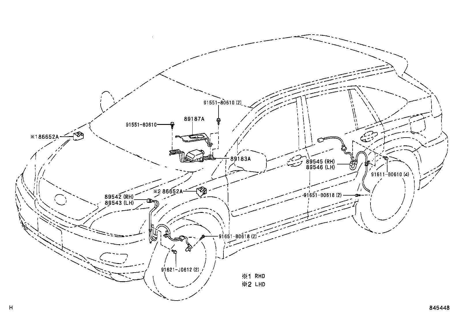  RX300 330 350 |  ABS VSC