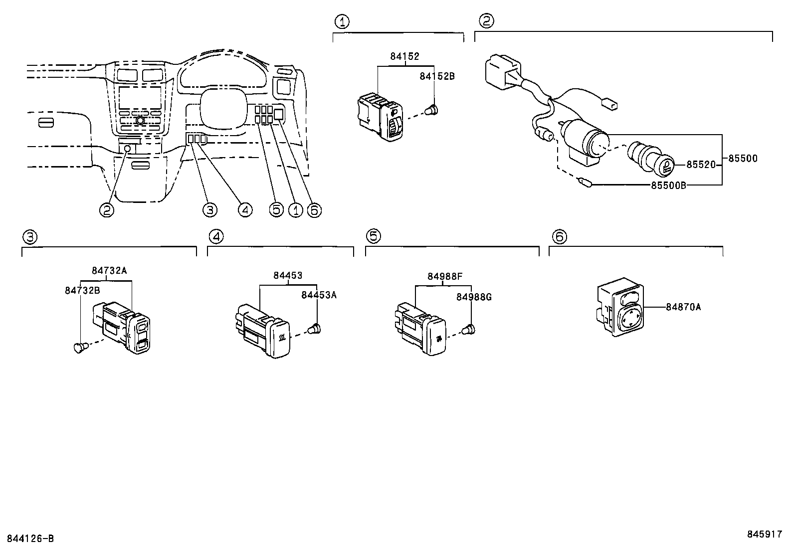  PICNIC AVENSIS VERSO |  SWITCH RELAY COMPUTER