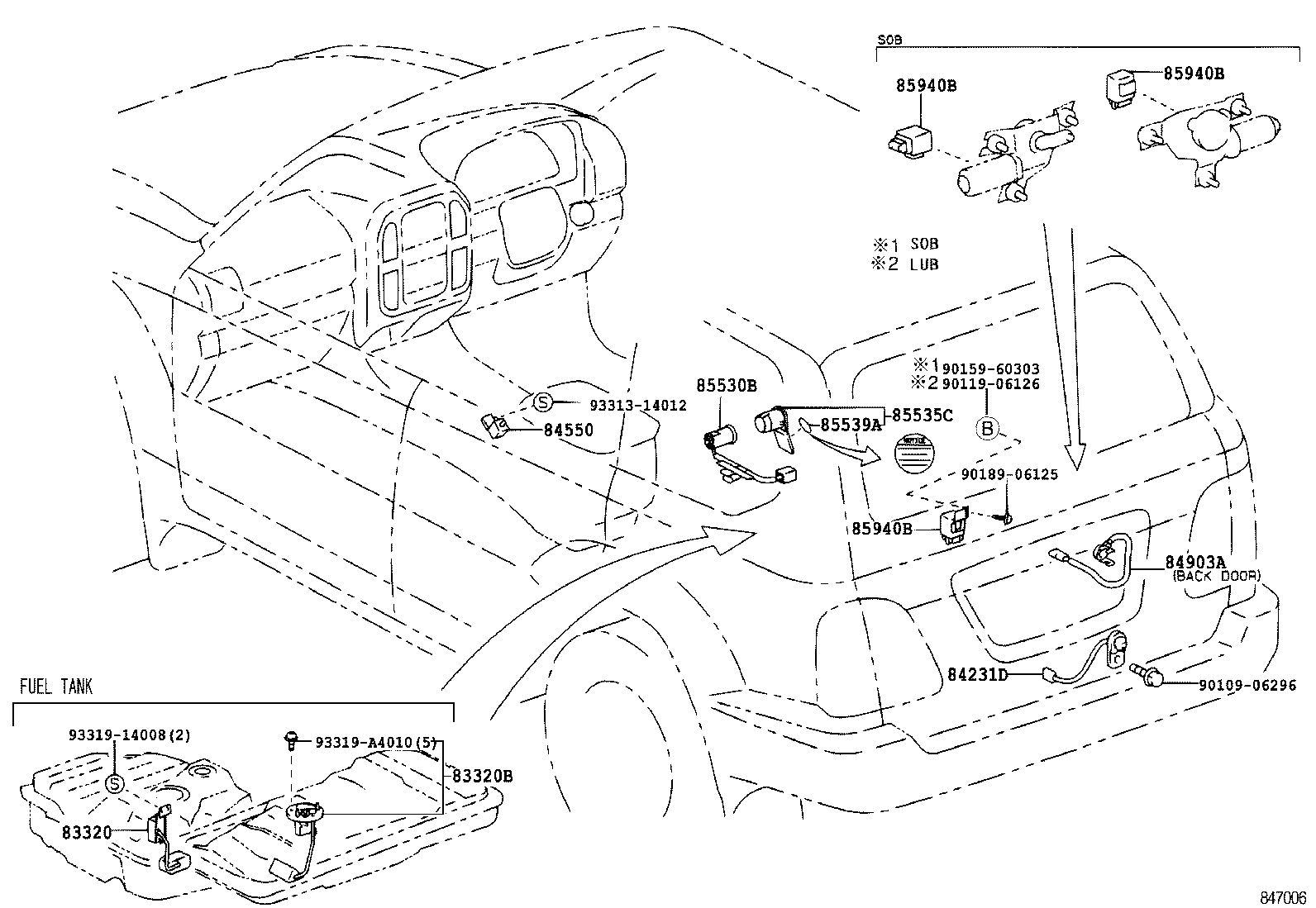  LAND CRUISER 100 105 |  SWITCH RELAY COMPUTER