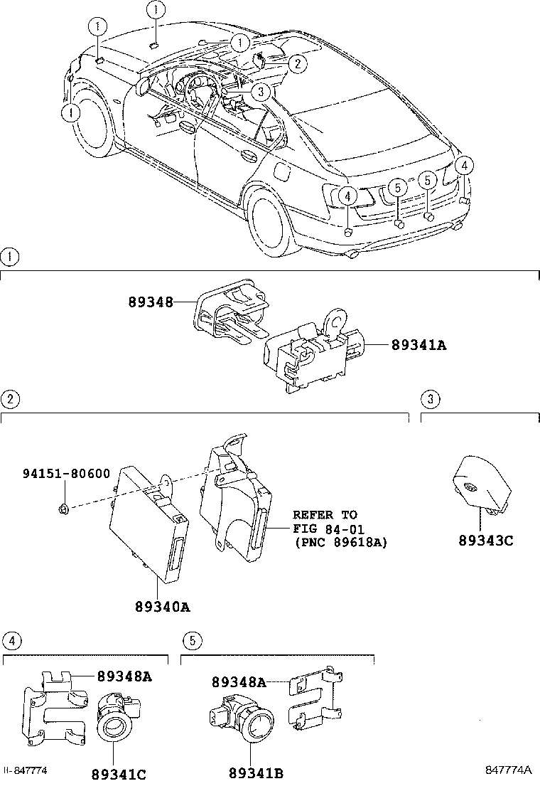  GS450H |  CLEARANCE BACK SONAR