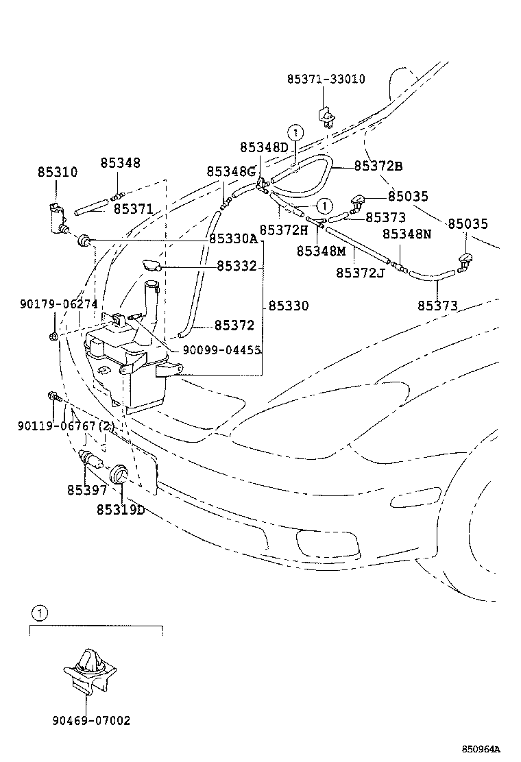  ES300 |  WINDSHIELD WASHER