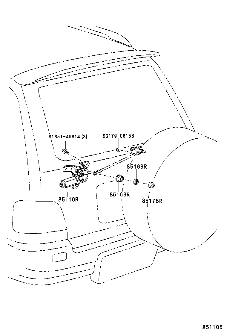  HILUX |  REAR WIPER