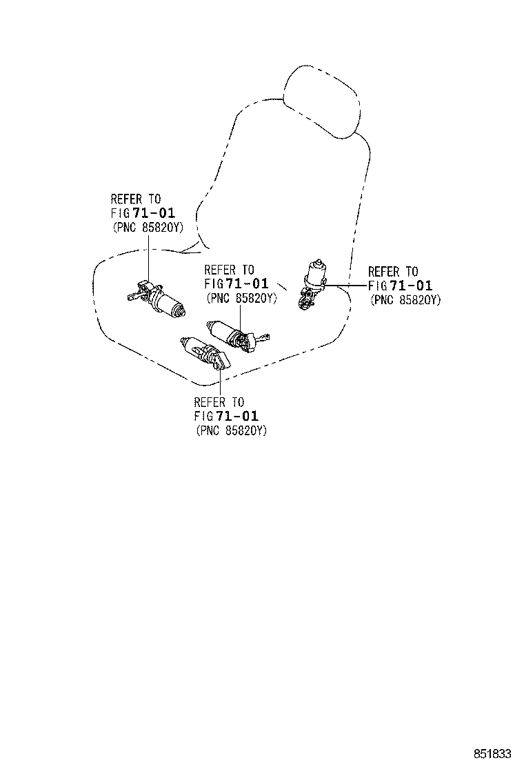  ES300 |  SEAT MOTOR SEAT HEATER