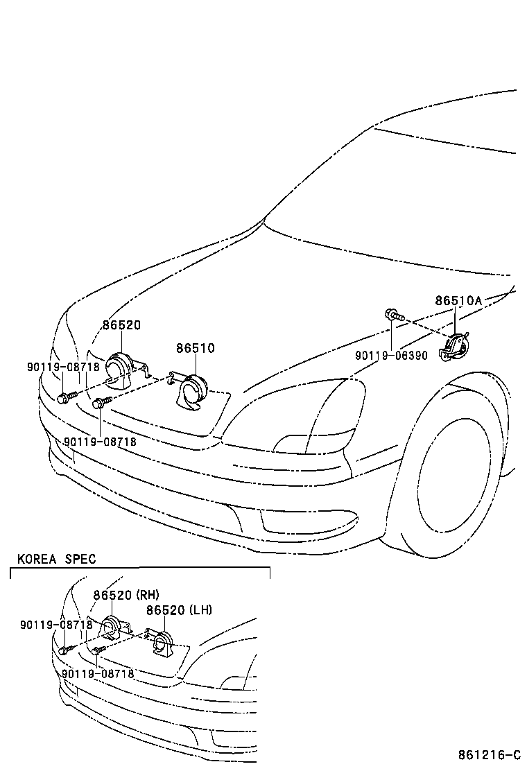  LS430 |  HORN