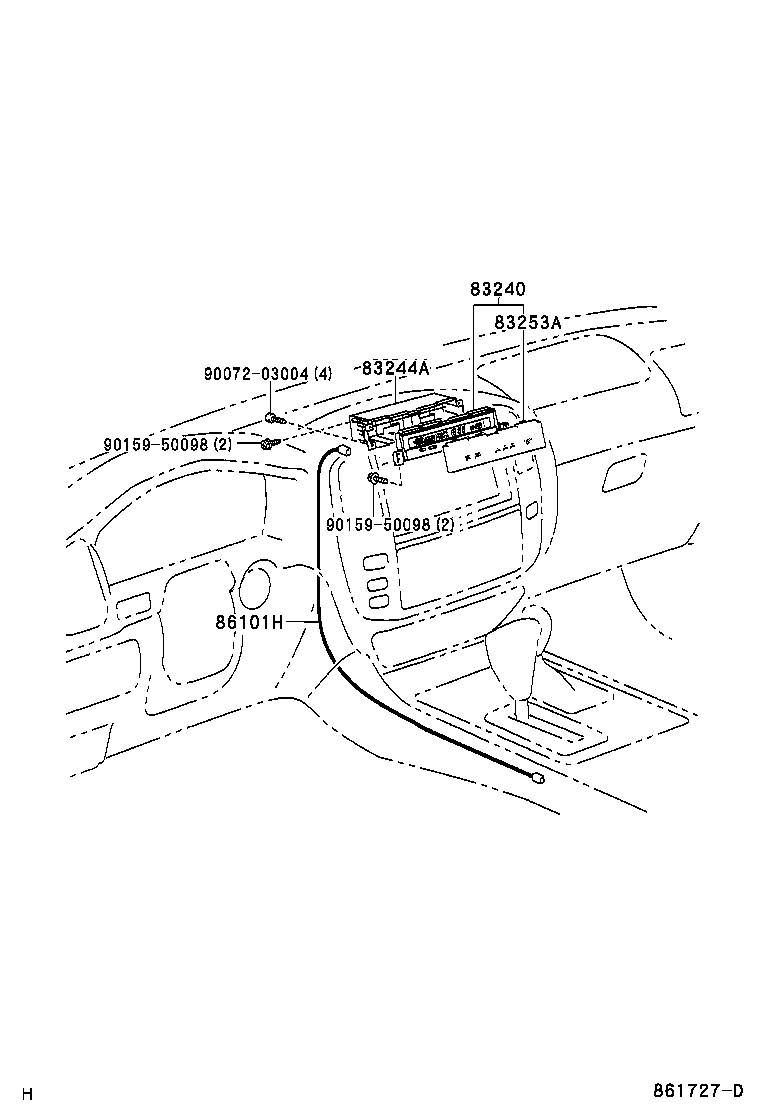  LX470 |  NAVIGATION FRONT MONITOR DISPLAY