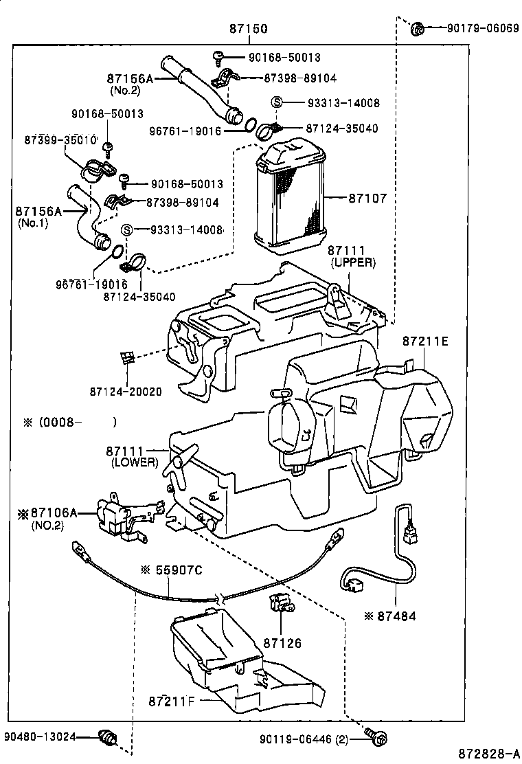  4RUNNER |  HEATING AIR CONDITIONING HEATER UNIT BLOWER