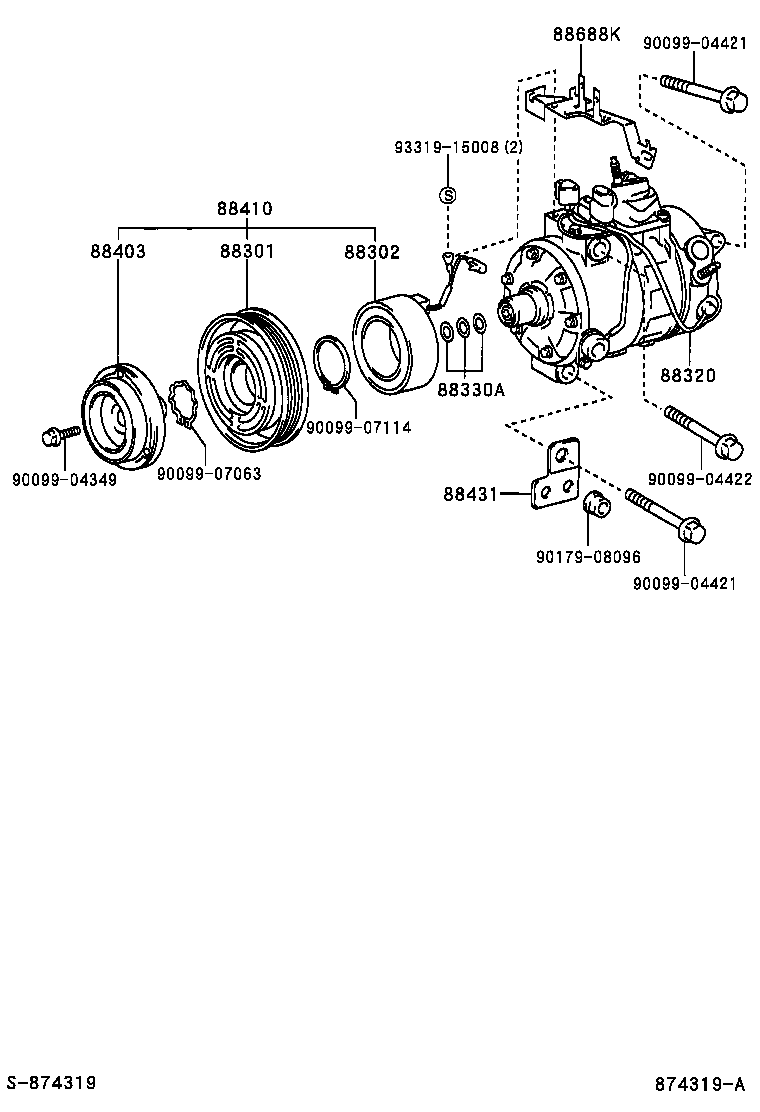  LS430 |  HEATING AIR CONDITIONING COMPRESSOR